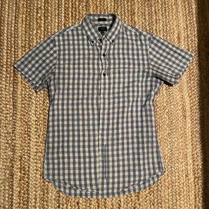 J. Crew Homespun Short Sleeve Button Down - Small